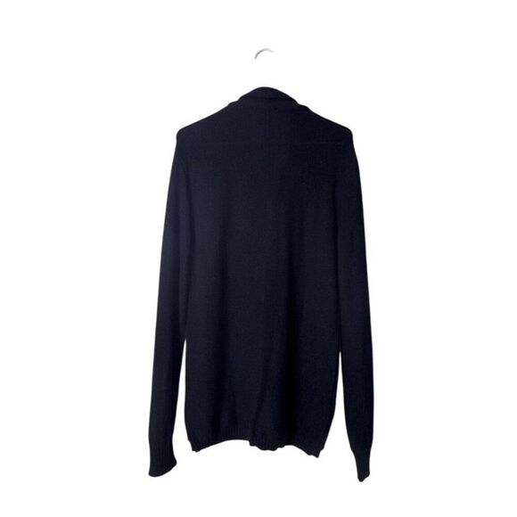 MCR Mens Black Cardigan Sweater With Button Closure & Pockets - Picture 1 of 8